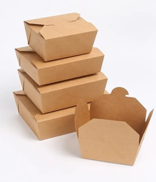 Model : KR-ToGo-#4 | #4  Kraft Togo Food Box