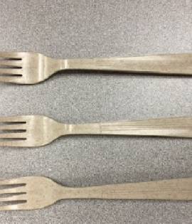 Model : PLS-BIO-FO-05 | 5” Eco Friendly Compostable Bio Fork