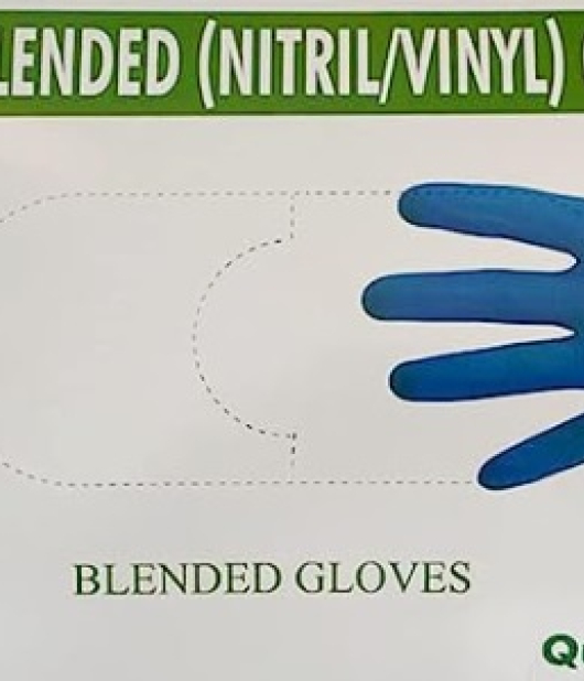 Model : NITR-BLU-LG | Nitrile Gloves Blue 4GR Large