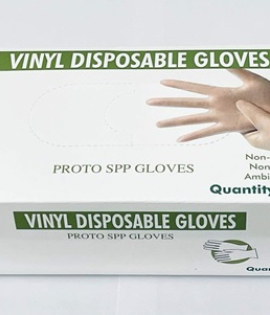 Model : VIN-CL-XL | Vinyl Gloves Clear Extra Large