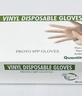 Model : VIN-CL-MD | Vinyl Gloves Clear Medium