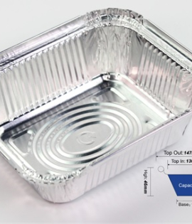 Model: AL-RC-1LB | Rectangular Container-1 Lb