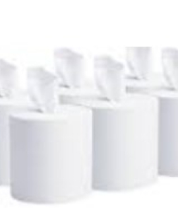 Model : CENT-PUL-2PLY | 2-PLY White Center Pull